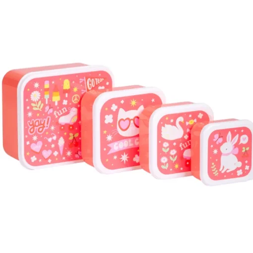 A Little Lovely Company Charlie Lunch & Snack Box fun