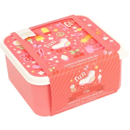 A Little Lovely Company Charlie Lunch & Snack Box fun