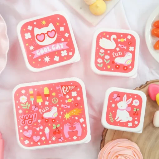 A Little Lovely Company Charlie Lunch & Snack Box fun