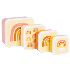 A Little Lovely Company Charlie Lunch & Snack Box rainbows