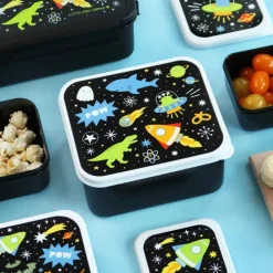 A Little Lovely Company Charlie Lunch & Snack Box galaxy