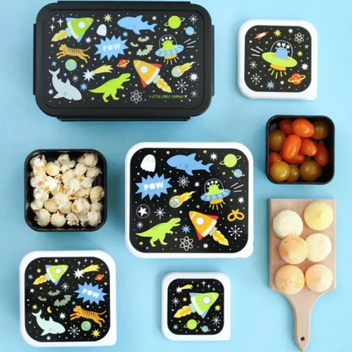 A Little Lovely Company Charlie Lunch & Snack Box galaxy