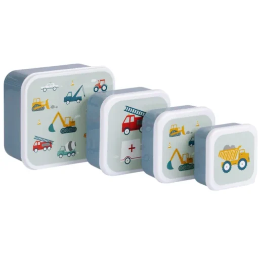 A Little Lovely Company Charlie Lunch & Snack Box vehicles
