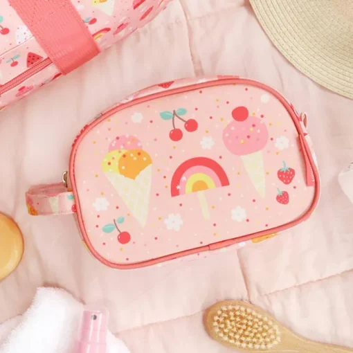 A Little Lovely Company Jules Toiletry Bag ice-cream