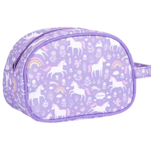A Little Lovely Company Jules Toiletry Bag unicorn dreams
