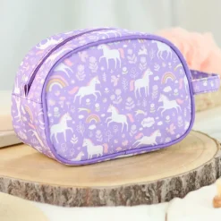 A Little Lovely Company Jules Toiletry Bag unicorn dreams