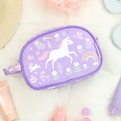 A Little Lovely Company Jules Toiletry Bag unicorn dreams