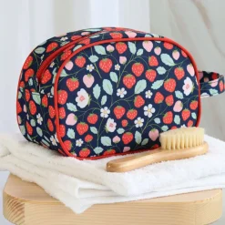 A Little Lovely Company Jules Toiletry Bag strawberries