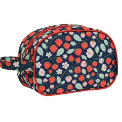 A Little Lovely Company Jules Toiletry Bag strawberries