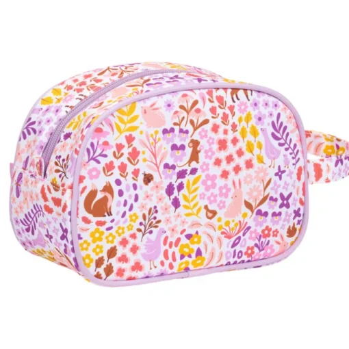 A Little Lovely Company Jules Toiletry Bag flower garden