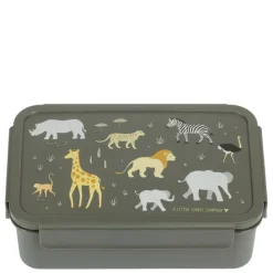 A Little Lovely Company Robin Bento Lunchbox savanna