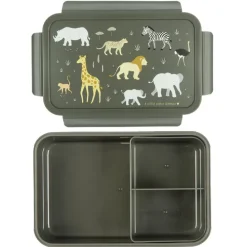 A Little Lovely Company Robin Bento Lunchbox savanna