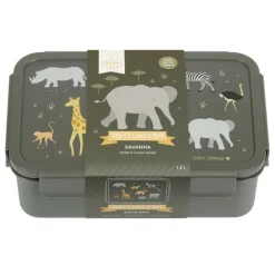 A Little Lovely Company Robin Bento Lunchbox savanna