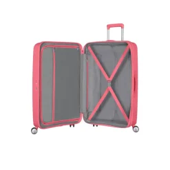 American Tourister Soundbox Spinner 67 Expandable sun kissed coral