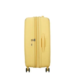 American Tourister Soundbox Spinner 67/24 TSA Expandable pastel yellow