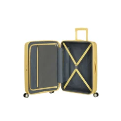 American Tourister Soundbox Spinner 67/24 TSA Expandable pastel yellow