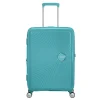American Tourister Soundbox Spinner 67 Expandable turquoise tonic
