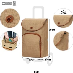 Andersen Alu Star Shopper Reik beige