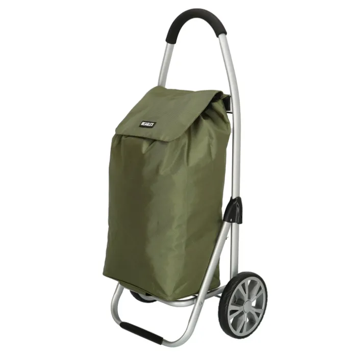 Beagles Alberic Grocerly Boodschappentrolley olijfgroen