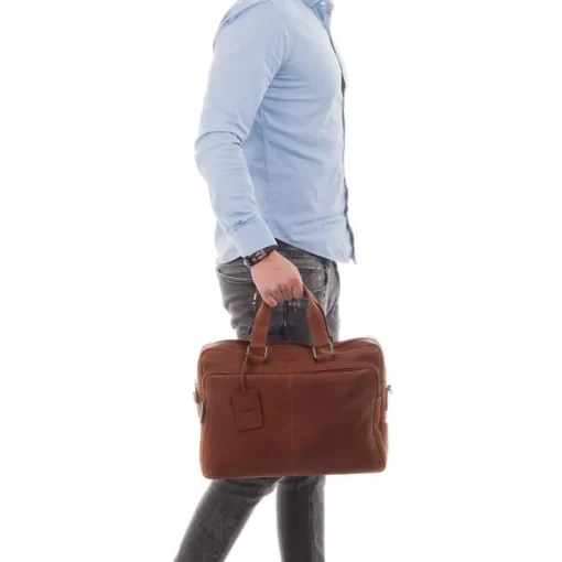 Burkely Antique Avery Workbag 15.6" cognac
