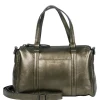 Burkely Creased Crystal Handbag gun metal