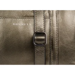 Burkely Creased Crystal Handbag gun metal