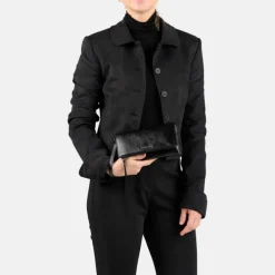 Burkely Creased Crystal Phone Bag black