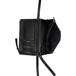 Burkely Creased Crystal Phone Bag black