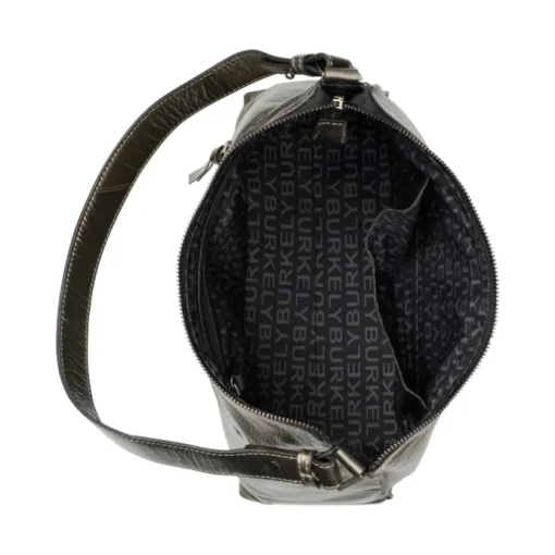 Burkely Creased Crystal Shoulderbag gun metal
