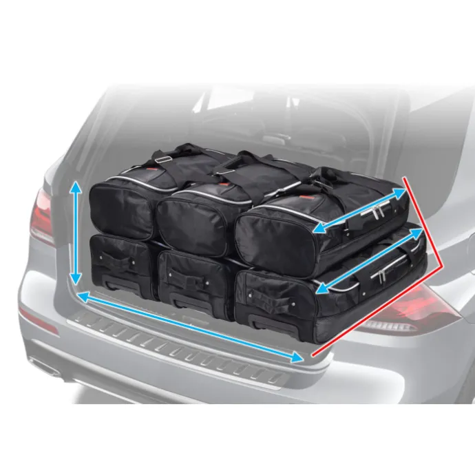 Car-Bags Volkswagen T-Roc (A1) 2017-heden 5-deurs hatchback Laadvloer Hoog