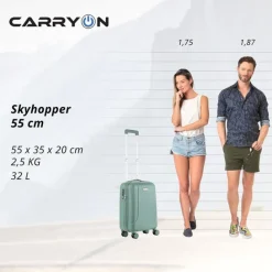 CarryOn Skyhopper 55 + 78 Set olive
