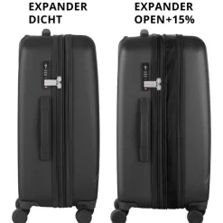 CarryOn Skyhopper 4 Wiel Trolley 68 Expandable black