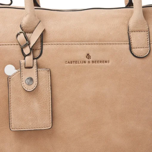 Castelijn & Beerens Carisma Laptoptas 15.6" + Tablet RFID II beige
