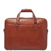 Castelijn & Beerens Gaucho Ted Laptop Bag 15.6'' cognac
