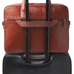 Castelijn & Beerens Gaucho Ted Laptop Bag 15.6'' cognac