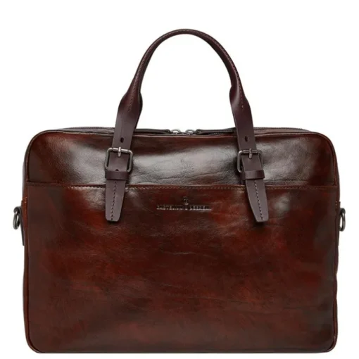 Castelijn & Beerens Rien Laptoptas 15.6'' RFID cognac