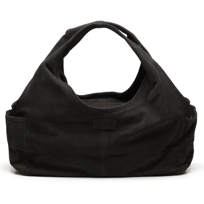 Chabo Suede Sophie Mini Shopper black