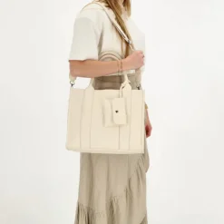 Charm London Bond Shopper broken white