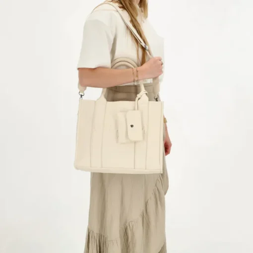 Charm London Bond Shopper broken white
