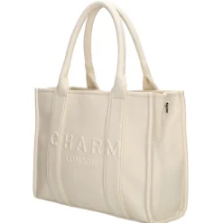 Charm London Bond Shopper broken white