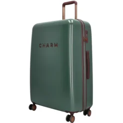 Charm London Capetown Trolley Set dark green