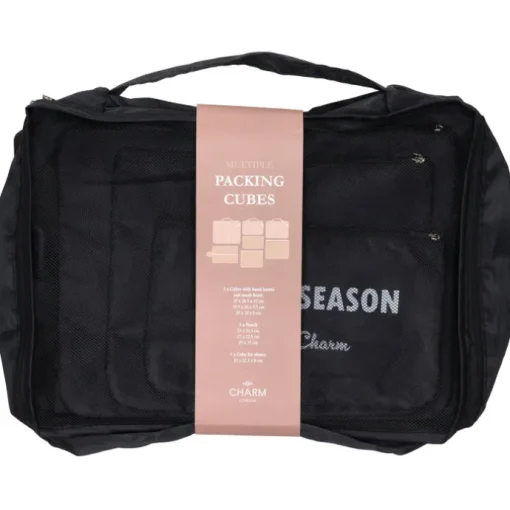 Charm London Travel Accessoires Packingcubes black