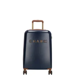 Charm London Travel Trolley Set blauw