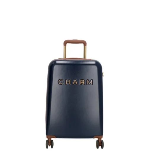 Charm London Travel Trolley Set blauw