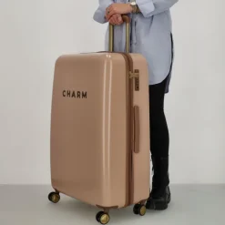 Charm London Travel Trolley L roze