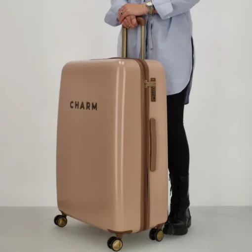 Charm London Travel Trolley L roze