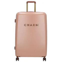 Charm London Travel Trolley Set roze