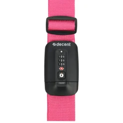 Decent Luggagestrap TSA-Lock pink