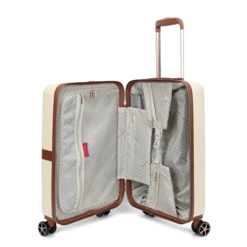 Decent Stella Cabin Trolley 55 off white