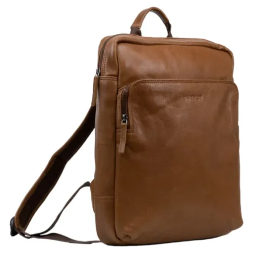 DSTRCT State Street Laptop Backpack 15.6" cognac